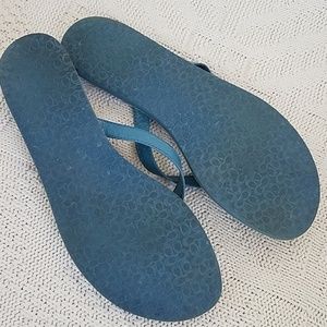 Coach Shoes - COACH Flip Flops - Blue - Cadee sz 10 Coach Shoes - COACH Flip Flops - Blue - Cadee sz 10